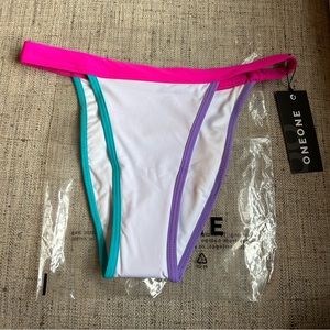 BRAND NEW! One One swim bottoms size small